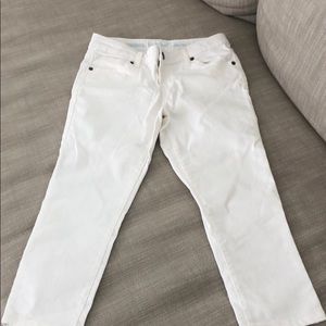 Cat & Jack adjustable white jeans